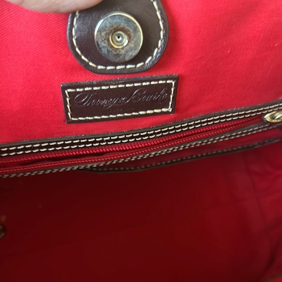 Dooney & Bourke Pink and Brown Tote Bag with Floral Design - Picture 3 of 3